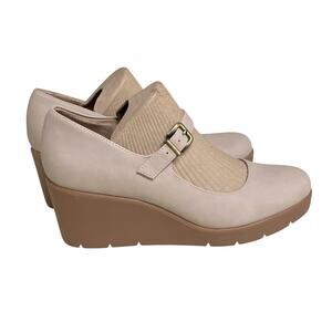 Naturalizer SOUL Adore Mary Jane Wedge Size 10 Wide EUC